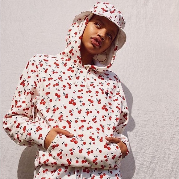 champion hvn cherry hoodie